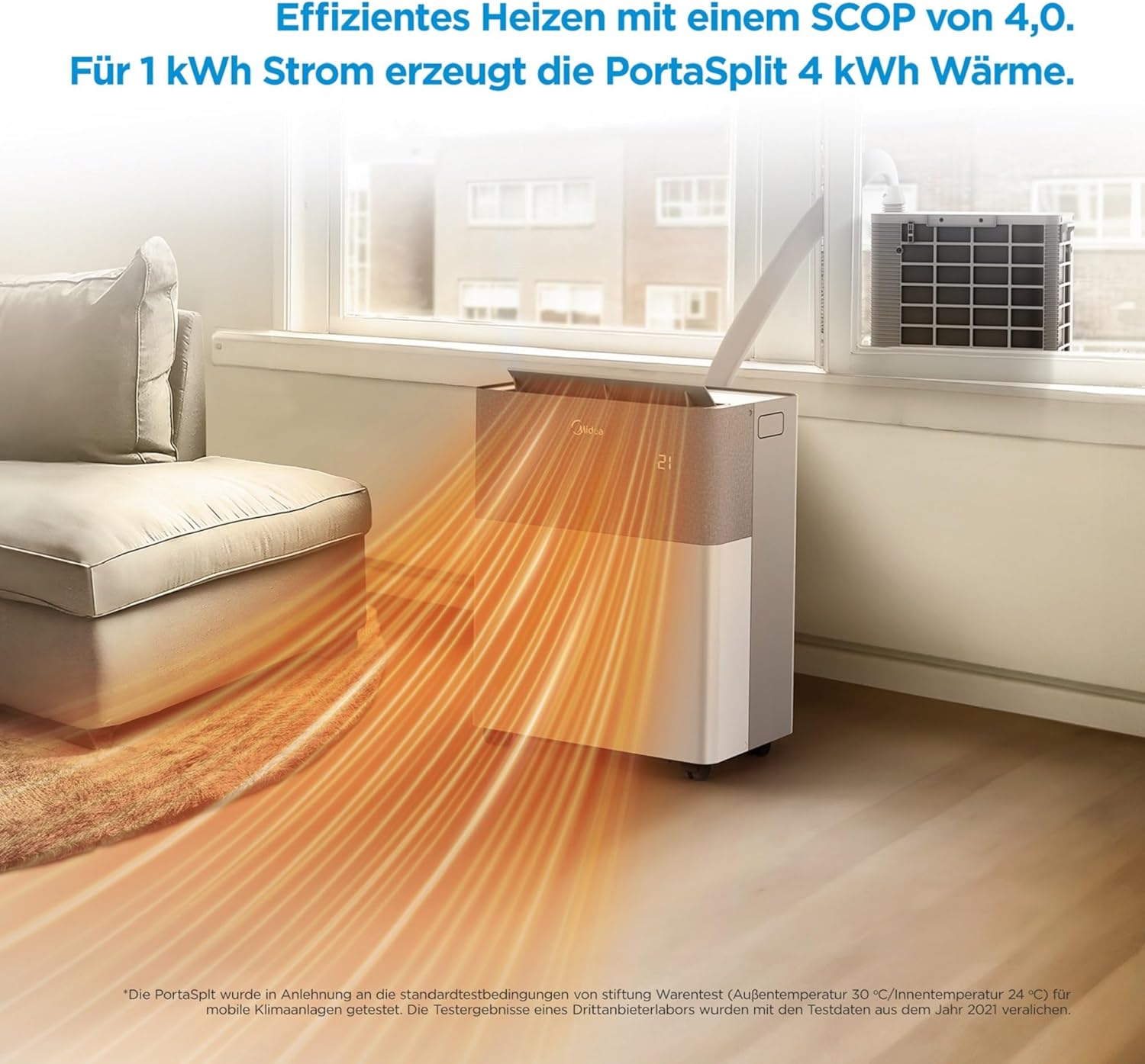 Heizen mit einem SCOP von 4,0
